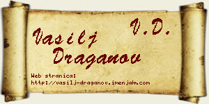 Vasilj Draganov vizit kartica